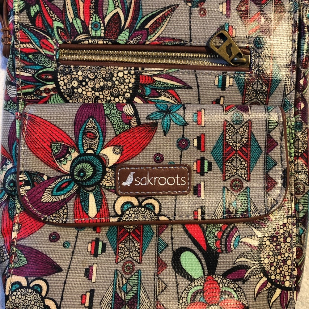 Sakroots small flap crossbody bag